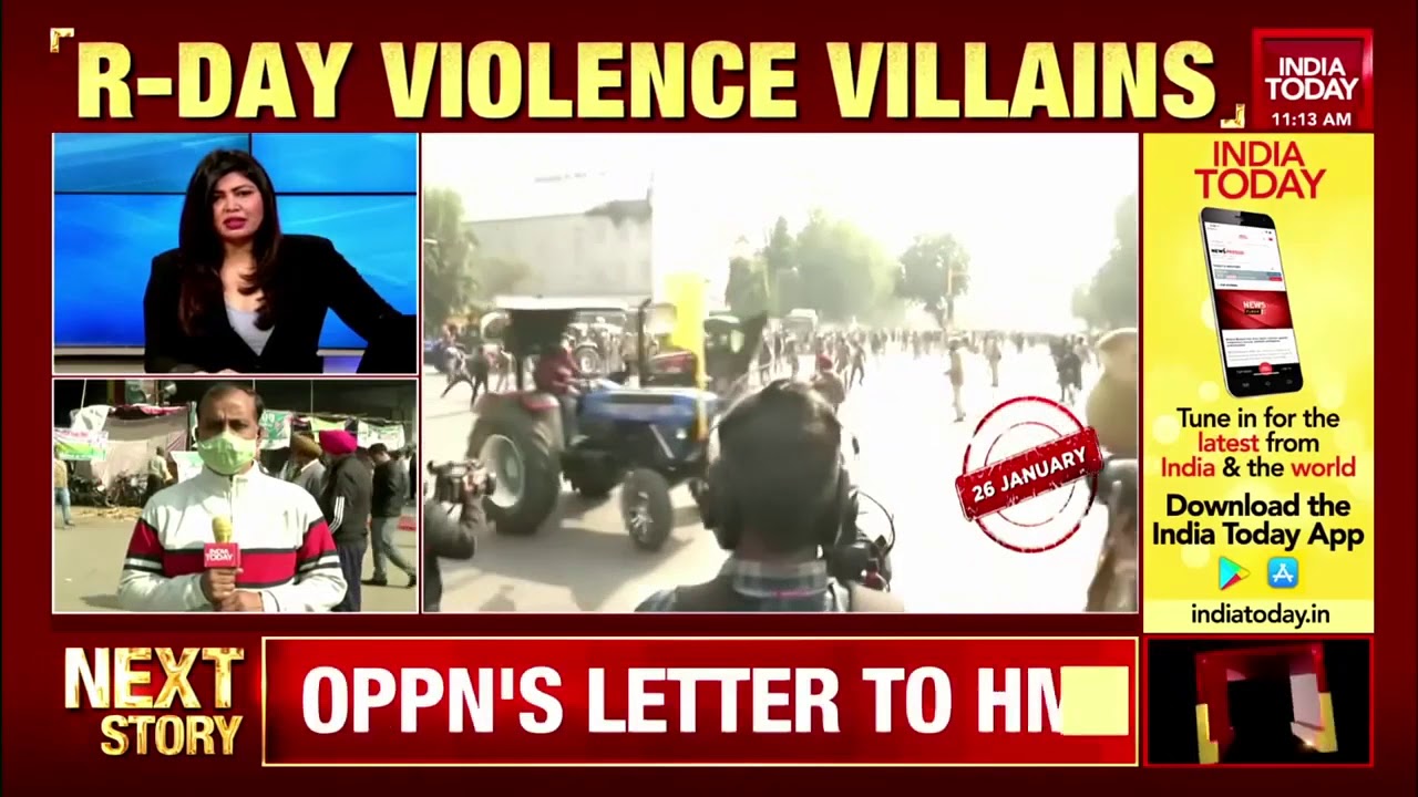 R-Day Violence: Delhi Police Releases Images Of 25 Vandals; Probe Intensifies | India Today