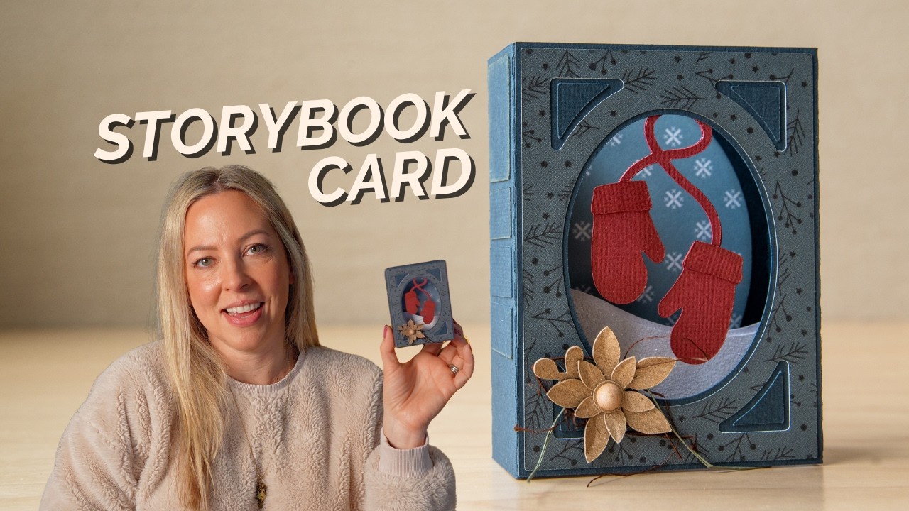 How to Make the Snowstorm Storybook Card | 3D Box Card Tutorial