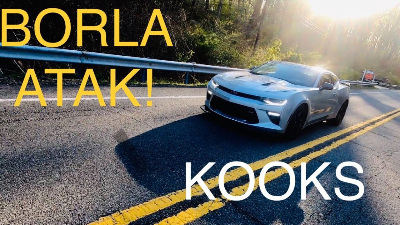 MODDED CAMARO SS BORLA ATAK,KOOKS HEADERS EXHAUST SOUND,FLY BYS,POV **EXTREMELY LOUD**