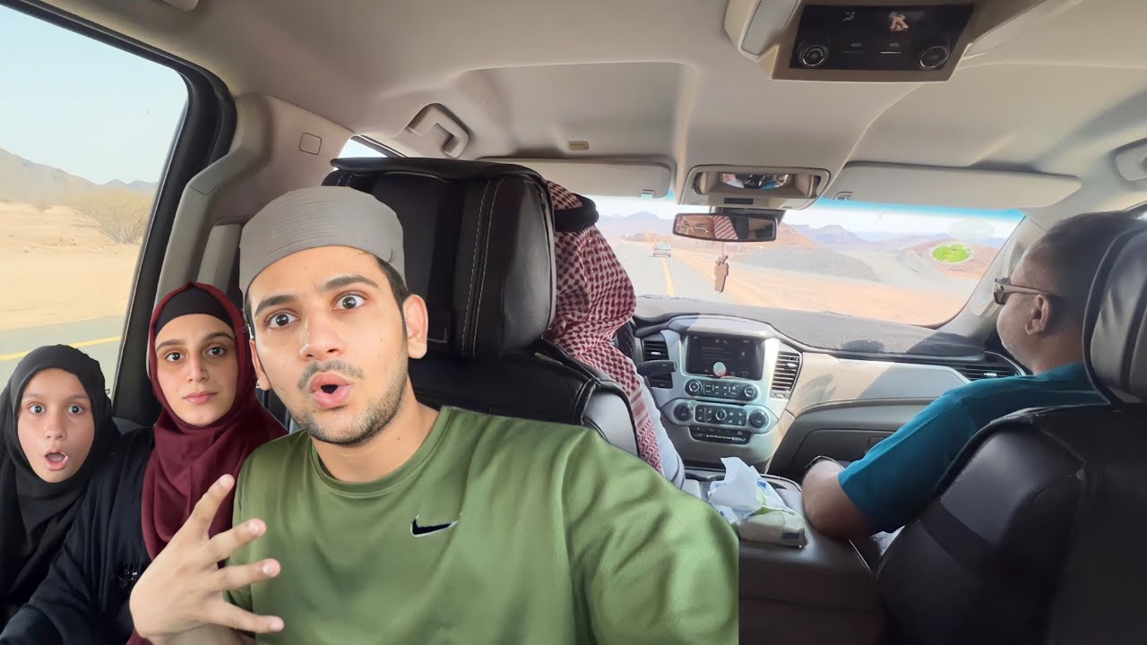 Hamari car jinn chala raha tha?😱 ride on GMC in saudia Arab😍