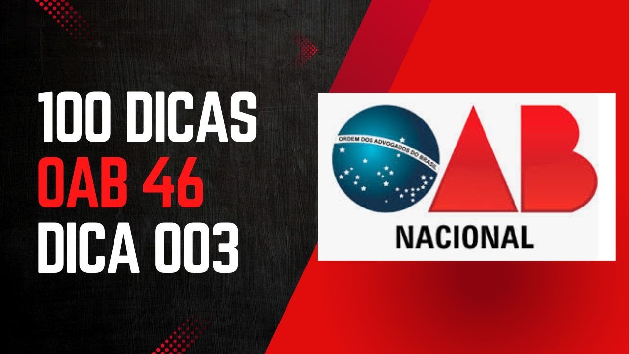 OAB 46 | Dica 03 – Princípios Administrativos (Questão Comentada)