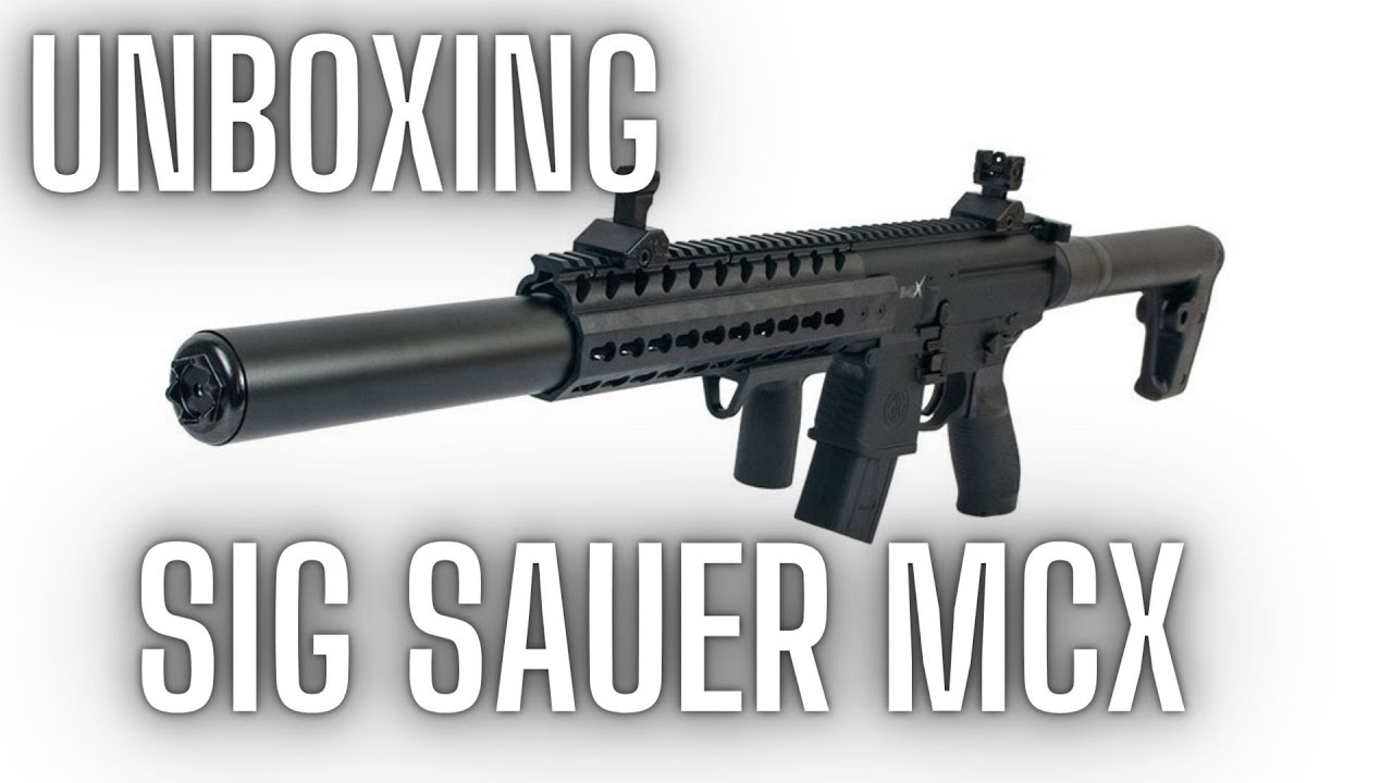 SIG SAUMER MCX 4.5 MM UNBOXING
