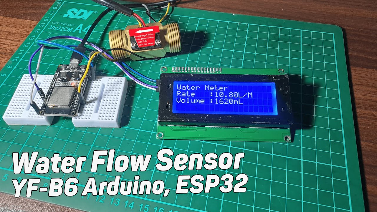 Cara Menggunakan Water Flow Sensor YF B6 Menggunakan Arduino Atau ESP32