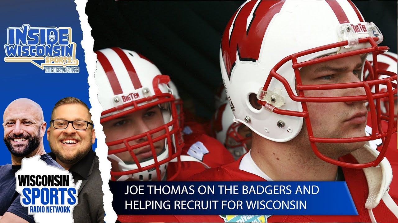 Joe Thomas talks Badgers football and helping recruit on Inside Wisconsin Sports with Trevor & Josh