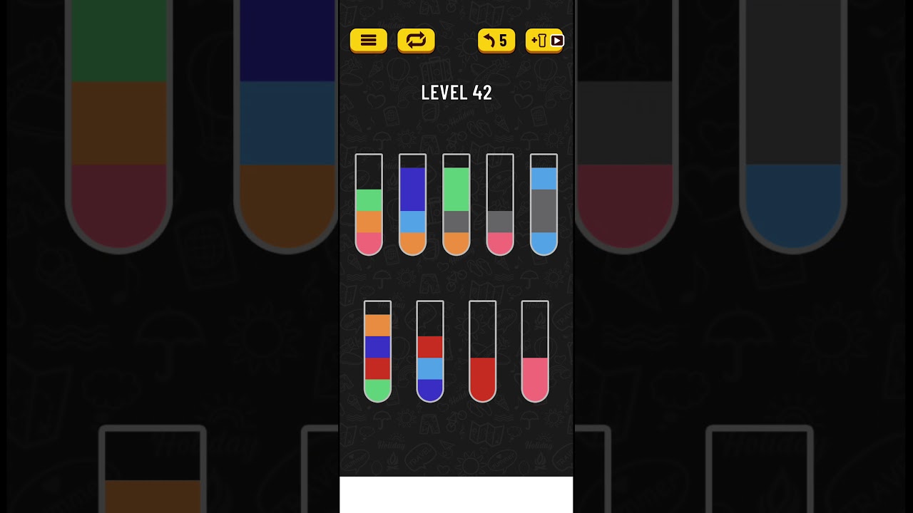 How to do Water sort Puzzle level 42 | Water sort puzzle | Color Sorting Game | Gaming Shortcuts |