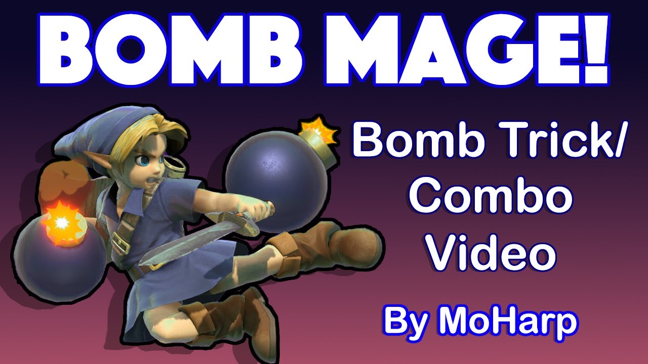 Bomb Mage! - Young Link Bomb Trick/Combo Video by MoHarp (SSBU)