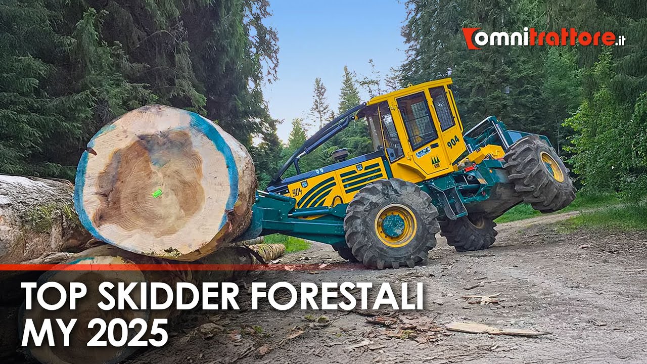 Skidder Forestali: i 4 modelli migliori per il 2025🏆🌲: caratteristiche e prezzi