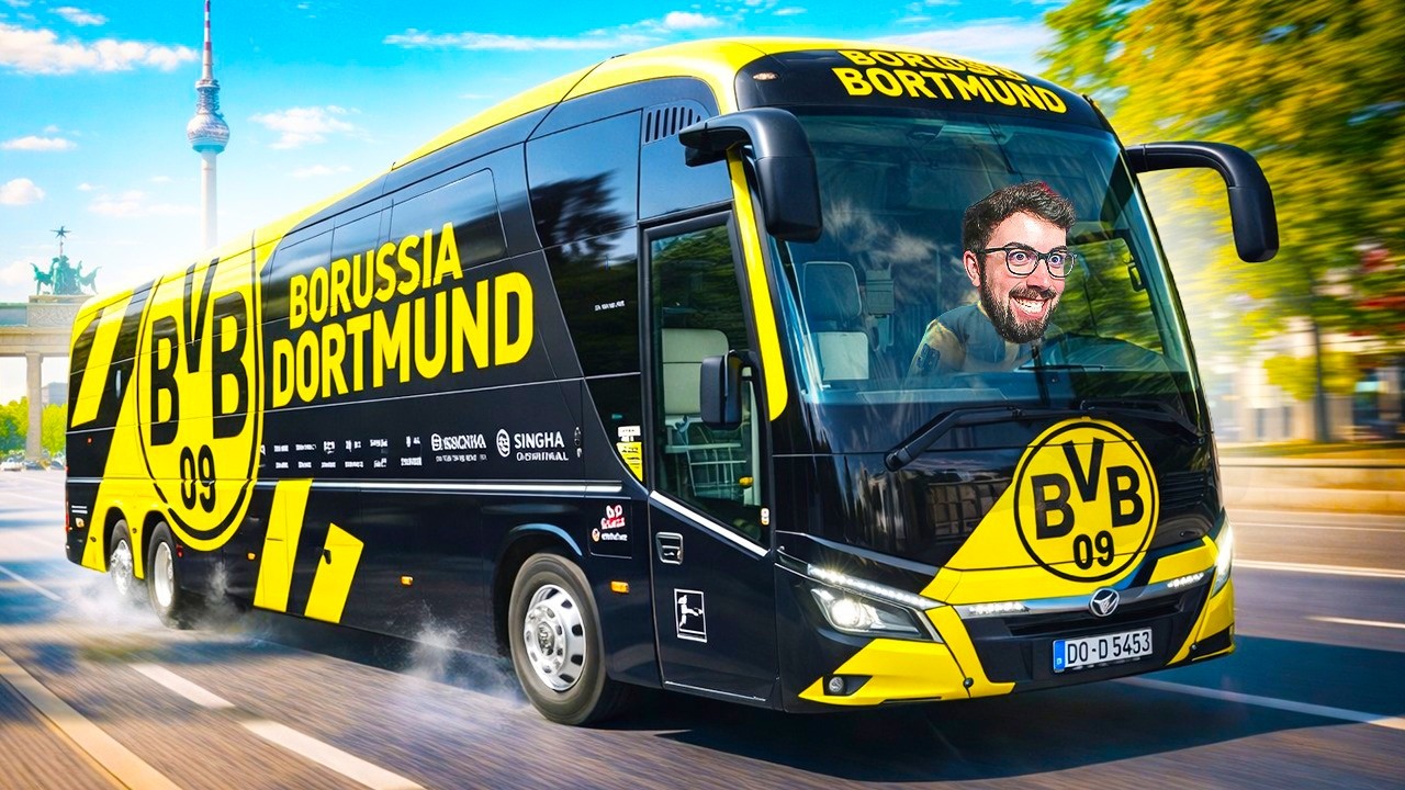 RUTA EN AUTOBÚS CON EL BORUSSIA DE DORTMUND 🚌 | Fernbus Simulator
