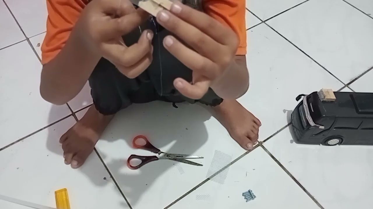 CARA MEMBUAT MINIATUR TUTUP CORONG//MINIATUR BASURI
