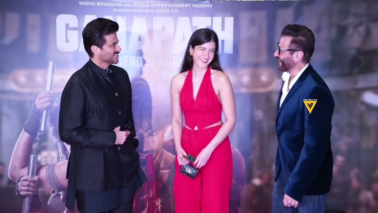 Shanaya Kapoor, Anil Kapoor & Sanjay Kapoor Attend Ganpath Special Screening 😍🔥📸