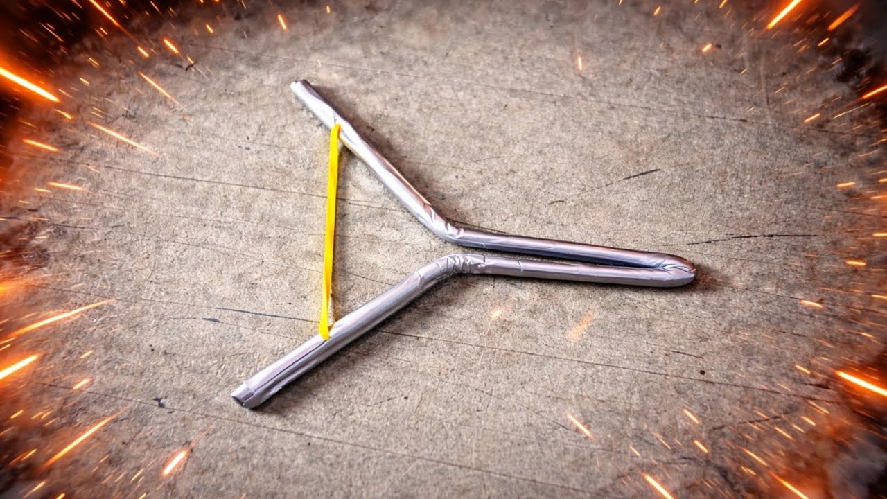 Origami Slingshot 😱 | Paper Slingshot Using Rubber Band & Glue | DIY Paper Weapon |