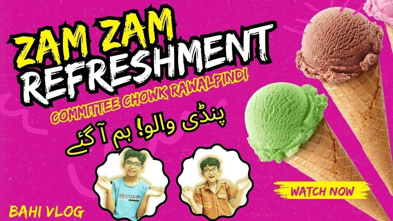 Zam Zam Refreshment | زم زم ریفریشمنٹ  | Tasty Food Items | Committee Chowk Rawalpindi