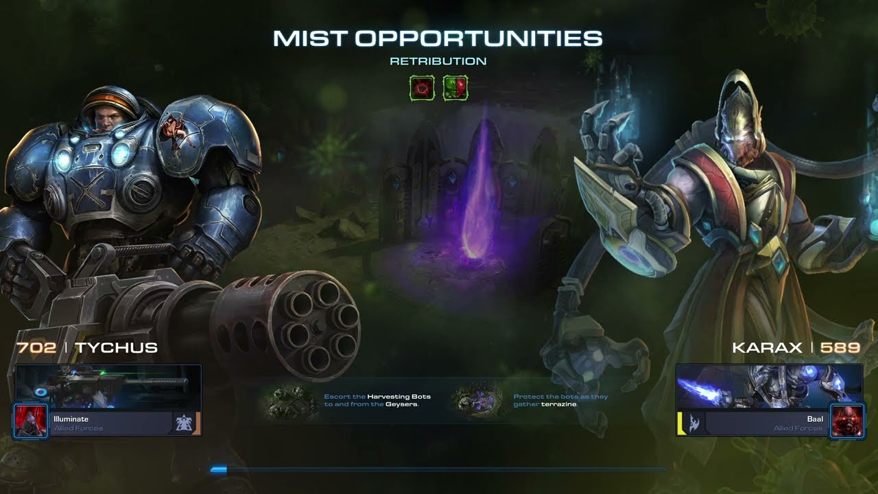 Еженедельная кооперативная мутация StarCraft 2 2025 12-15: Возмездие