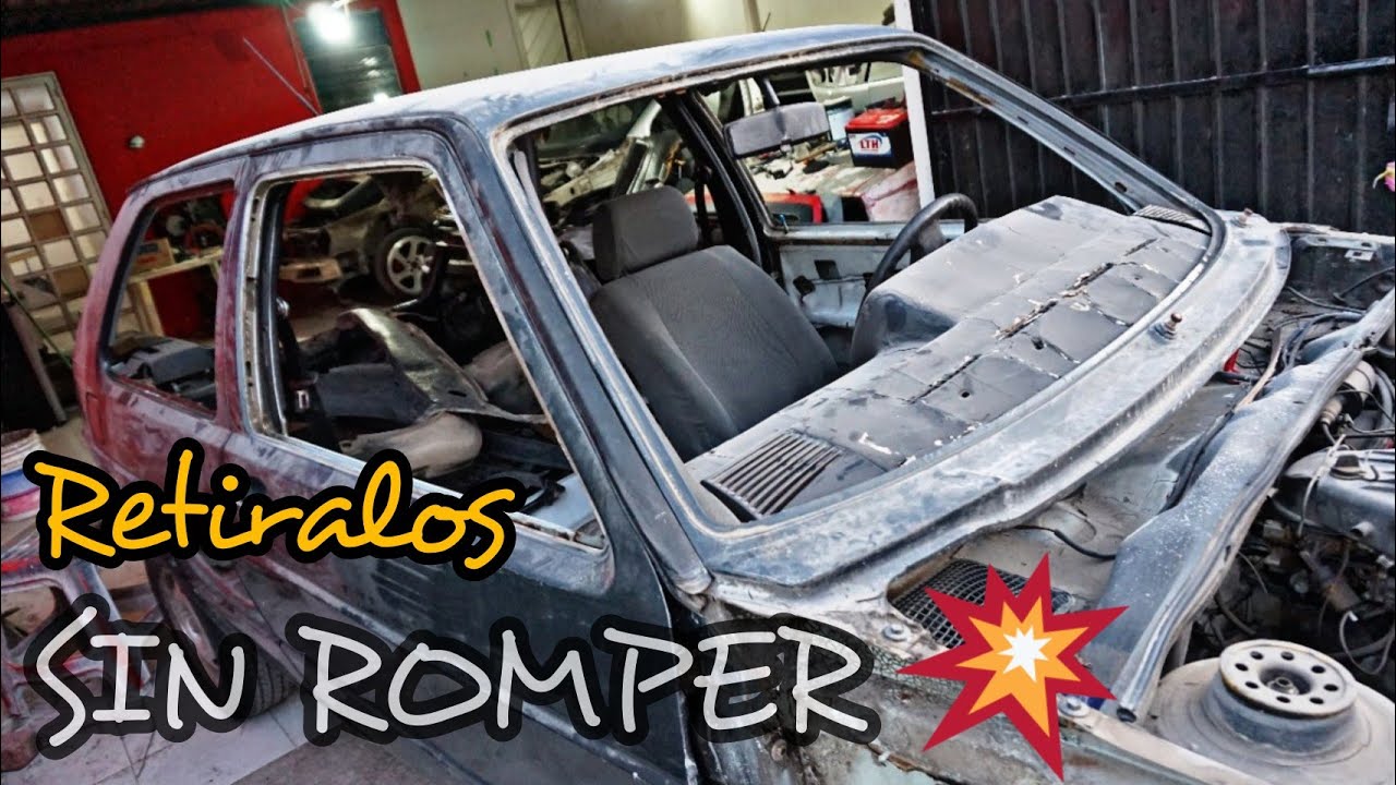CÓMO QUITAR LOS VIDRIOS SIN ROMPERLOS 💥 / Iniciamos restauración Golf a2