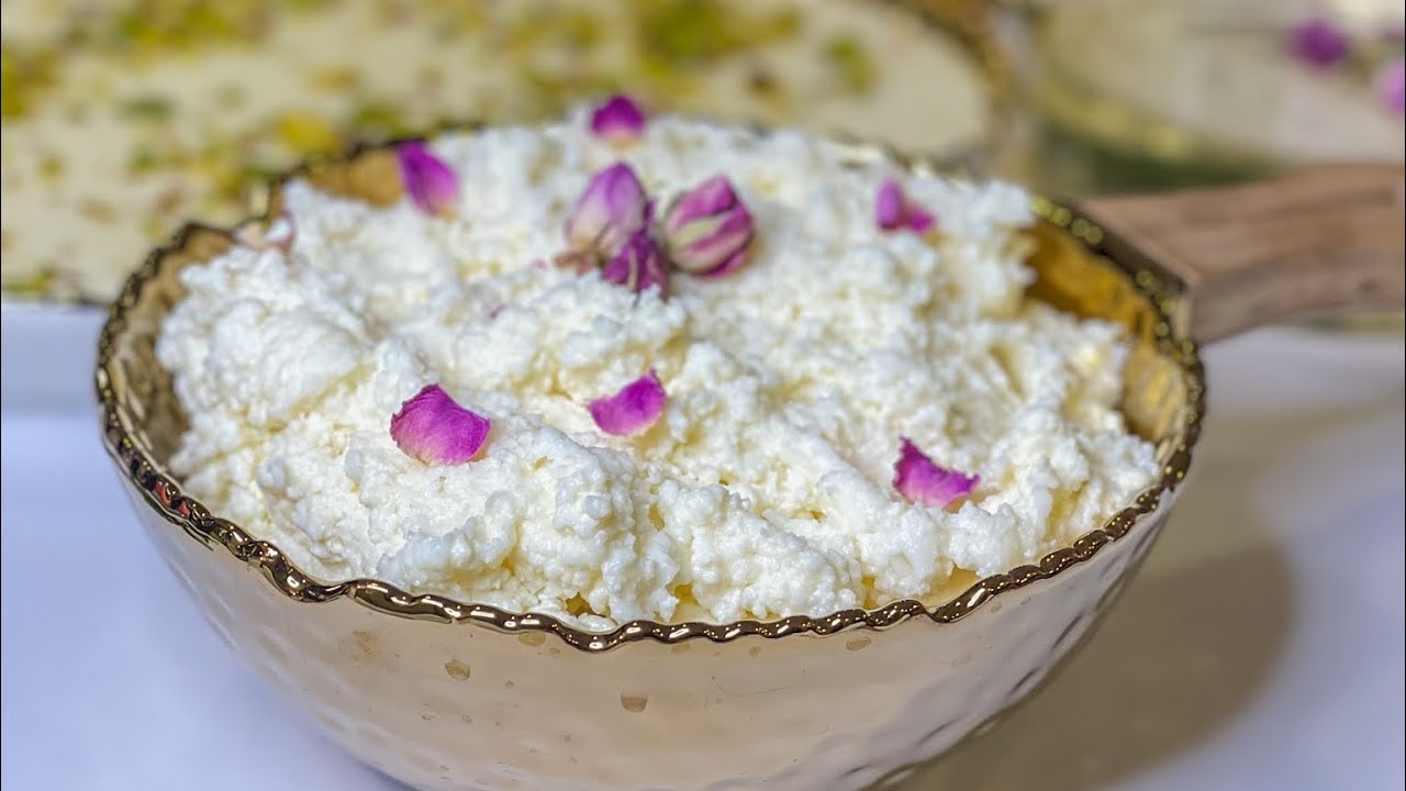 القشطة العربية✨؛ الوصفة رقم عشرة من وصفات تجهيزات رمضان🌙.