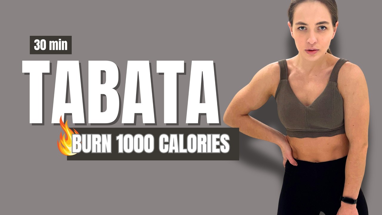 30 Min Full Body TABATA Workout | Extreme Fat Burn & High Intensity Cardio