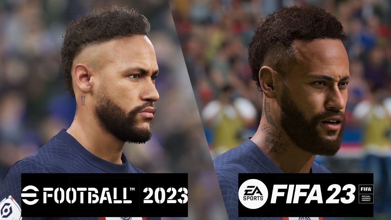 FIFA 23 vs eFootball 2023 | Paris Saint-Germain Player Faces Comparison | Fifa 23 Faces [PC/HD]