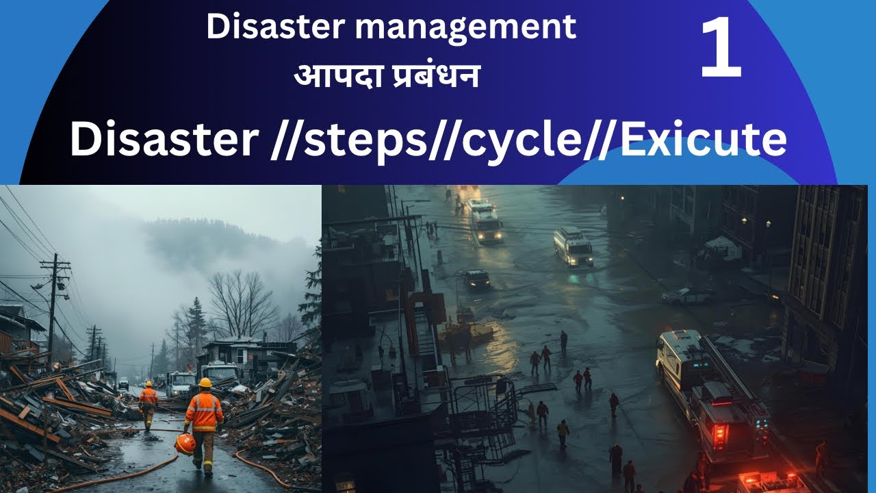 Disaster Management Basics | आपदा प्रबंधन क्या है | Mitigation, Preparedness, Response & Recovery