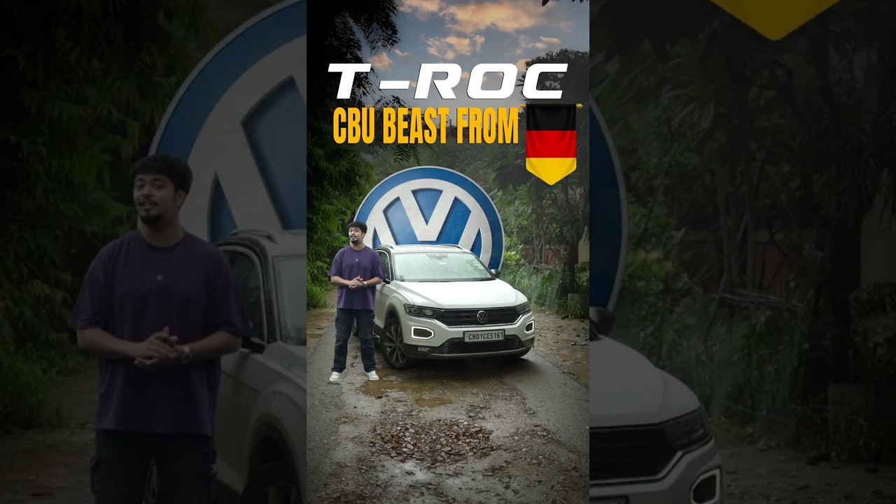 Volkswagen T-Roc - India's Favourite Imported SUV 🇩🇪 #cars24