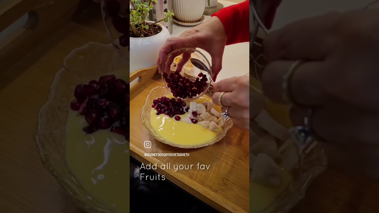 Viral Fruit Custard | Creamy, Quick & Delicious | Shveta Sheth