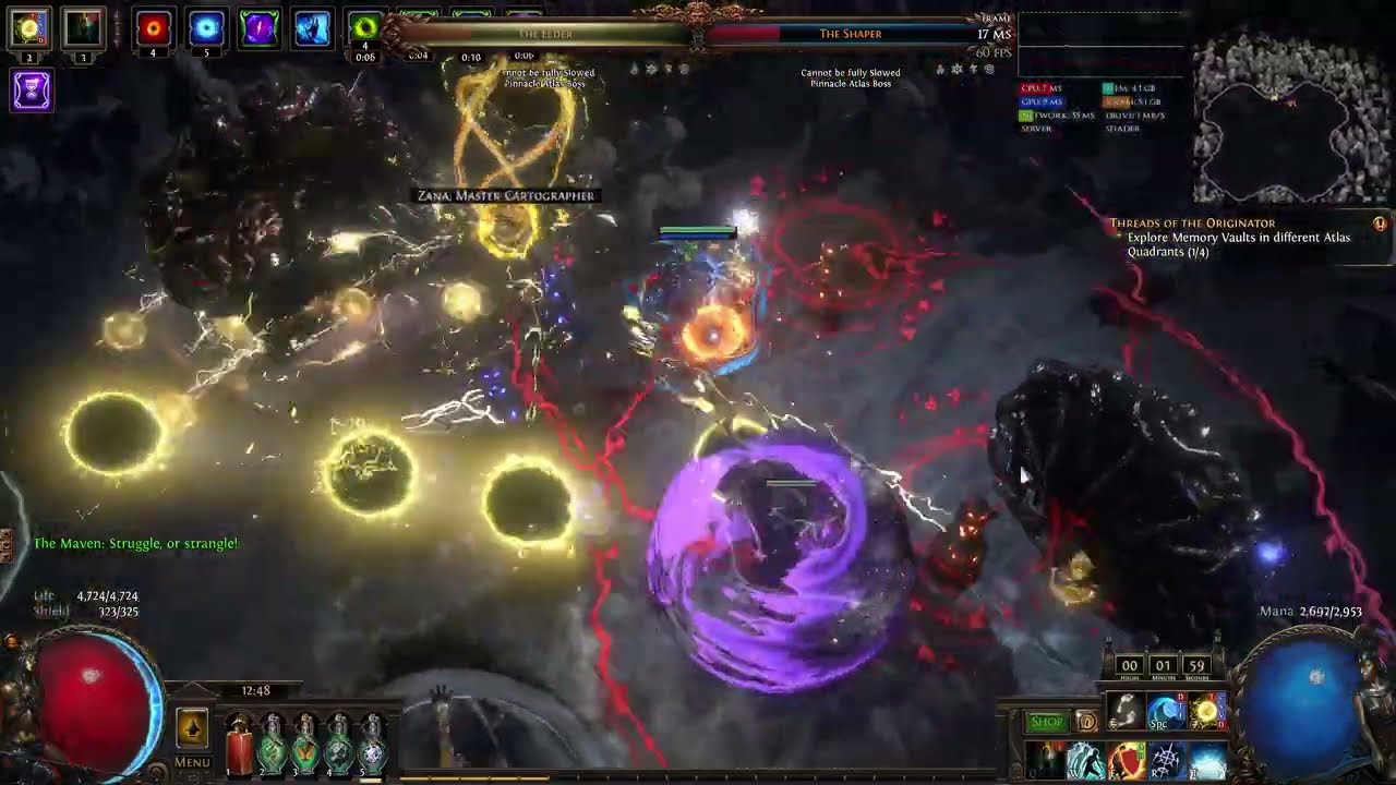 (3.28) Storm Burst Totems Hierophant VS Uber Elder (Deathless)