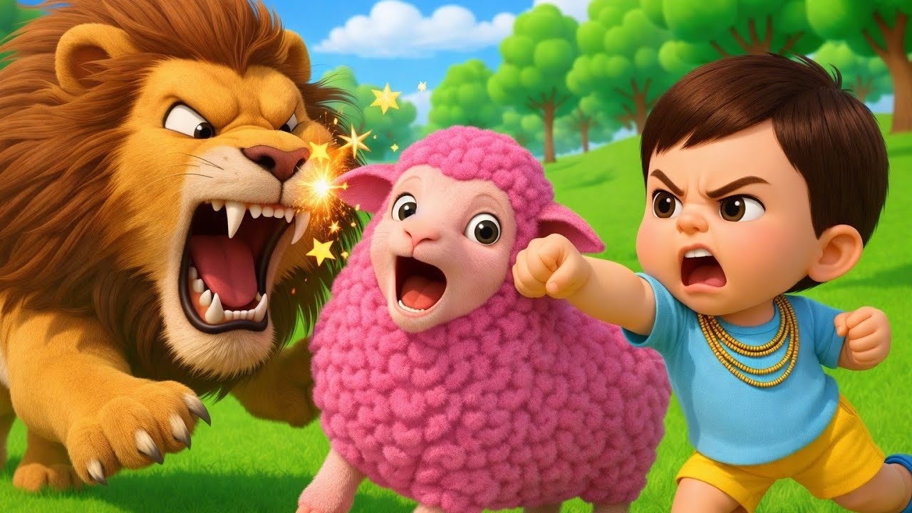 Баа-баа, чёрная овечка | видео с детскими песенками | мультфильм с детскими песенками для дошколь...