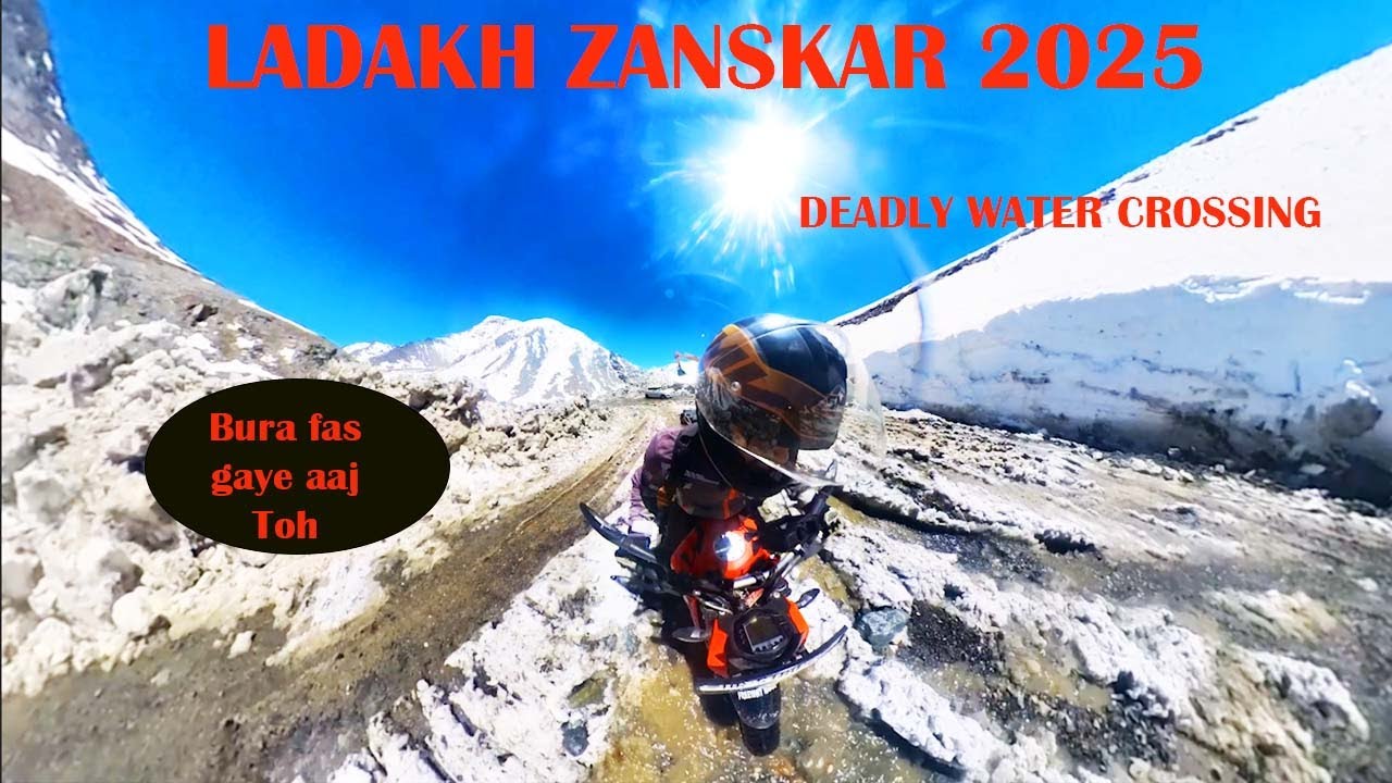 SISSU TO PADUM VIA GONBO RONGJON | LADAKH ZANSKAR  BIKE TRIP | KTM DUkE 200 | FREEWAY RIDER