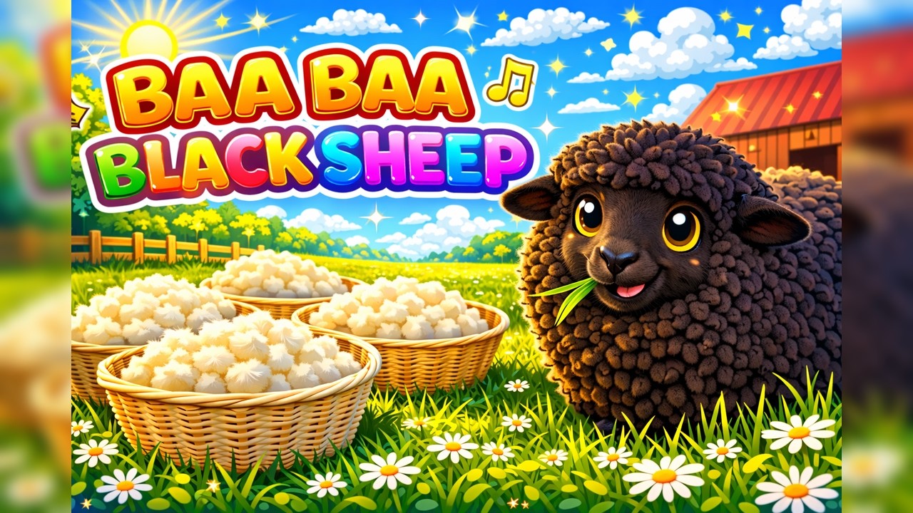 Baa Baa Black Sheep | Nursery Rhymes | Baby Songs for Kids