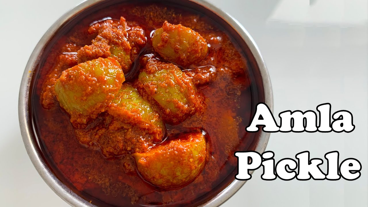 Amla Pickle/Gooseberry Pickle Recipe -Usirikaya Pachadi