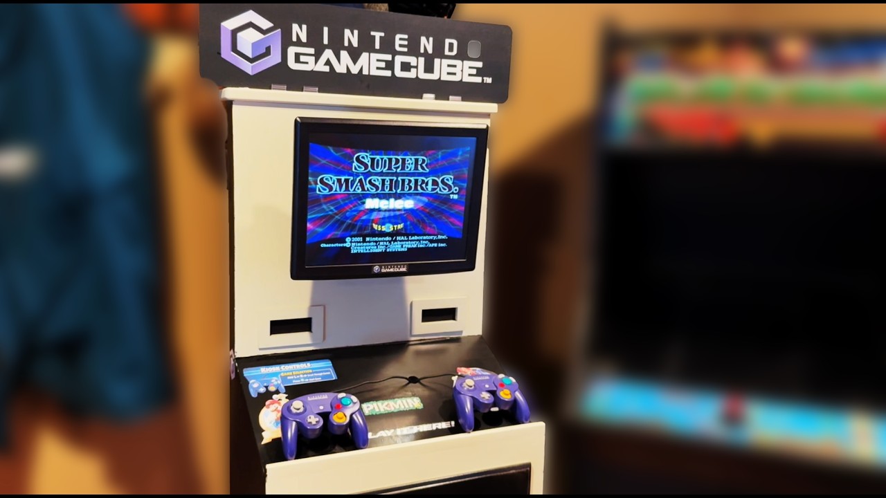 Custom GameCube Kiosk In Depth Video