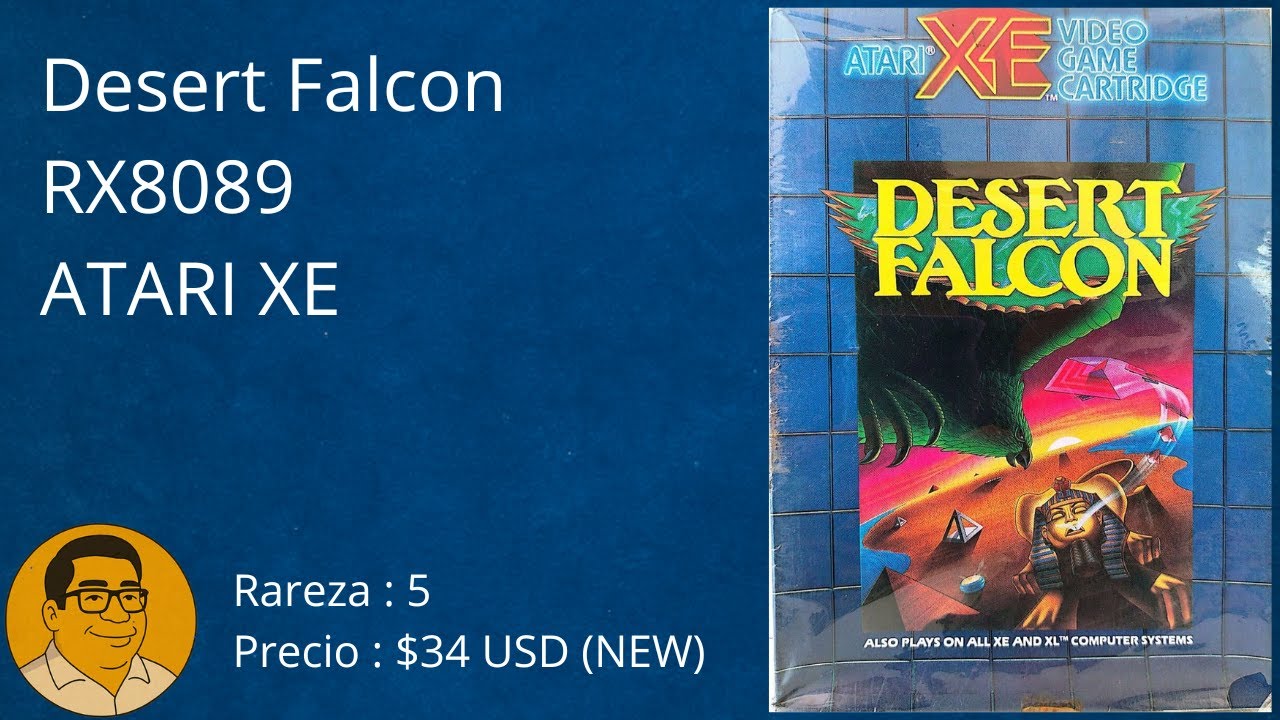 Caja Desert Falcon AtariXE