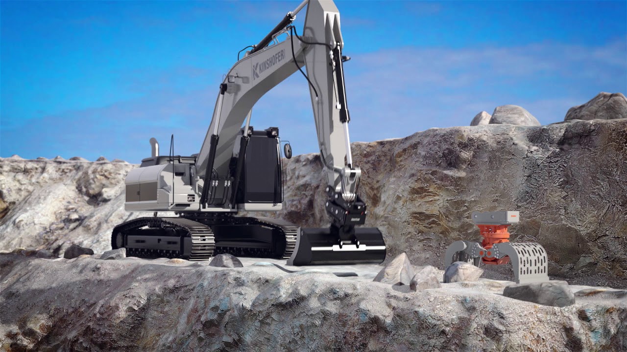 Kinshofer Smartflow Fully Hydraulic Quick Coupler for Excavators