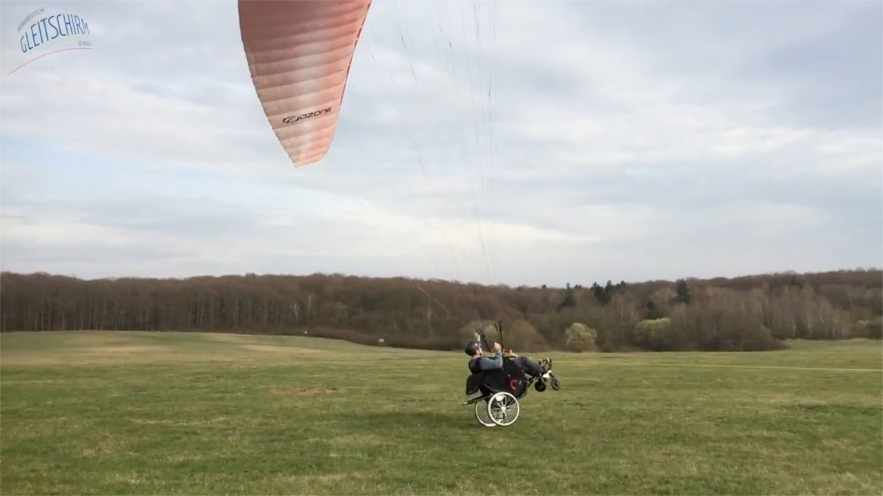 Flychair Erprobung Norddeutsche Gleitschirmschule GmbH