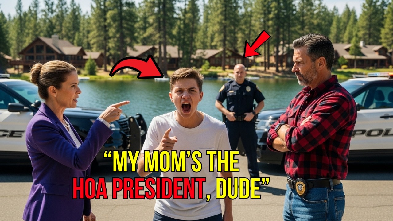 HOA Karen’s Son Demanded My Lake Cabin for a Party — Too Bad I’m the Chief of Police!