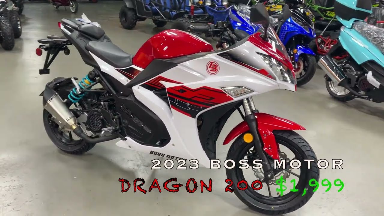 BEST IN YOUR BUDGET AUTOMATIC SPORTS BIKE $1,999 😱 😱 | BOSS MOTOR DRAGON 200 | MUST WATCH BIKE