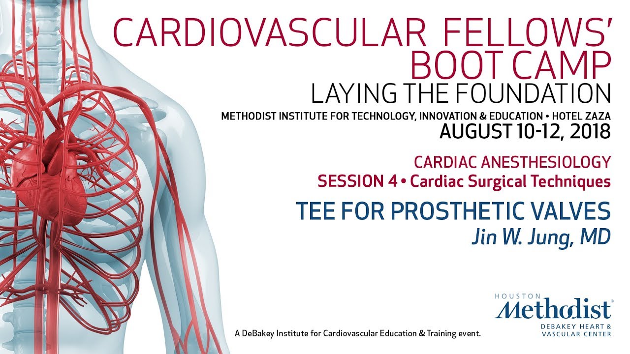 TEE for Prosthetic Valves (Jin W. Jung, MD)