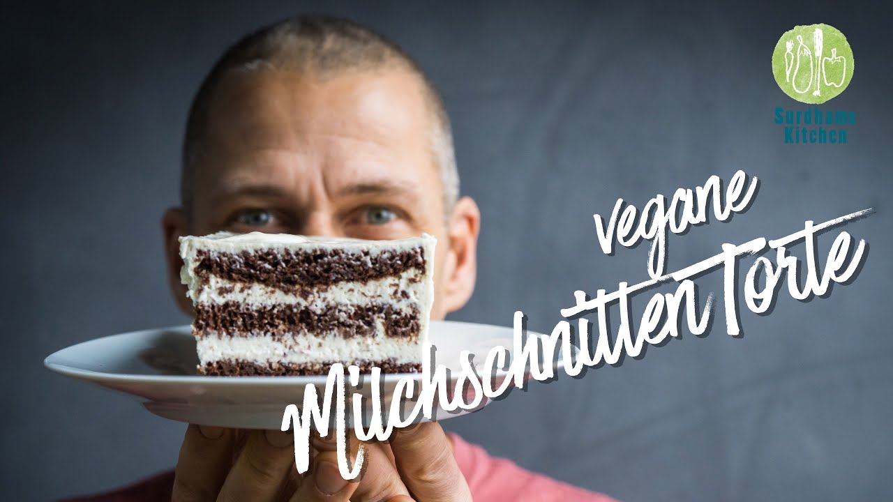 Milchschnitte Selber Machen   eine vegane Milchschnitten Torte