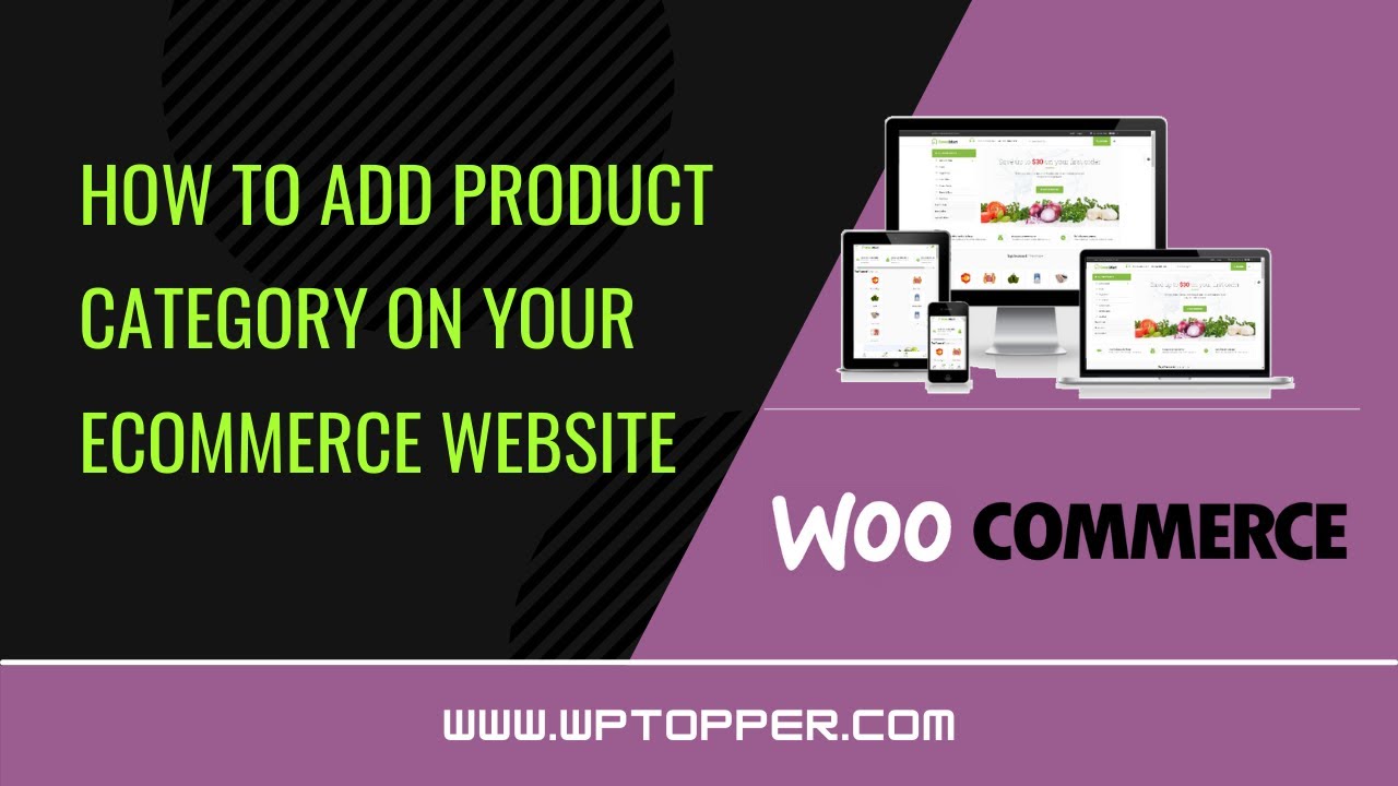 How to add product category on ecommerce website