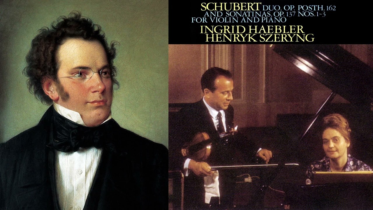 Schubert: Sonatina in G Minor, Op. 137, No. 3, D. 408 - Ingrid Haebler, Henryk Szeryng. Rec. 1974