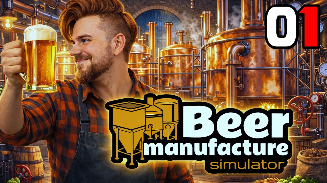 Beer Manufacture Simulator | Aus Wasser wird Bier! #01 🍺 Gameplay Deutsch