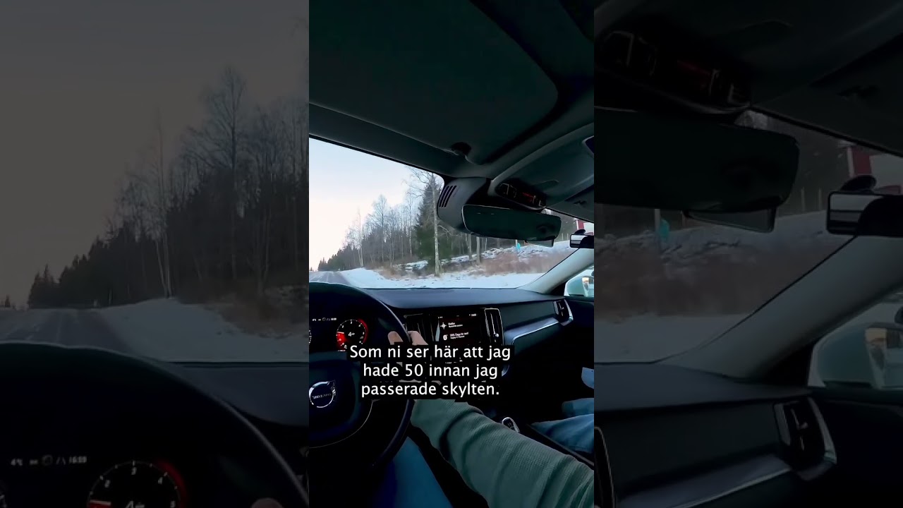 N&auml;r man ska s&auml;nka och h&ouml;ja farten 🚙