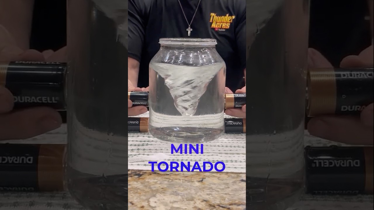 WATER TORNADO!! AMAZING!! #batteries #tornado #viral  #amazing