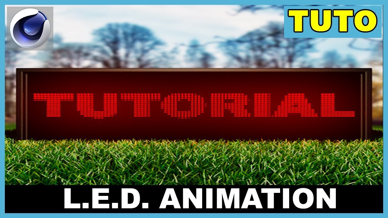 🔥LED panel 🔴 Cinema 4D tutorial