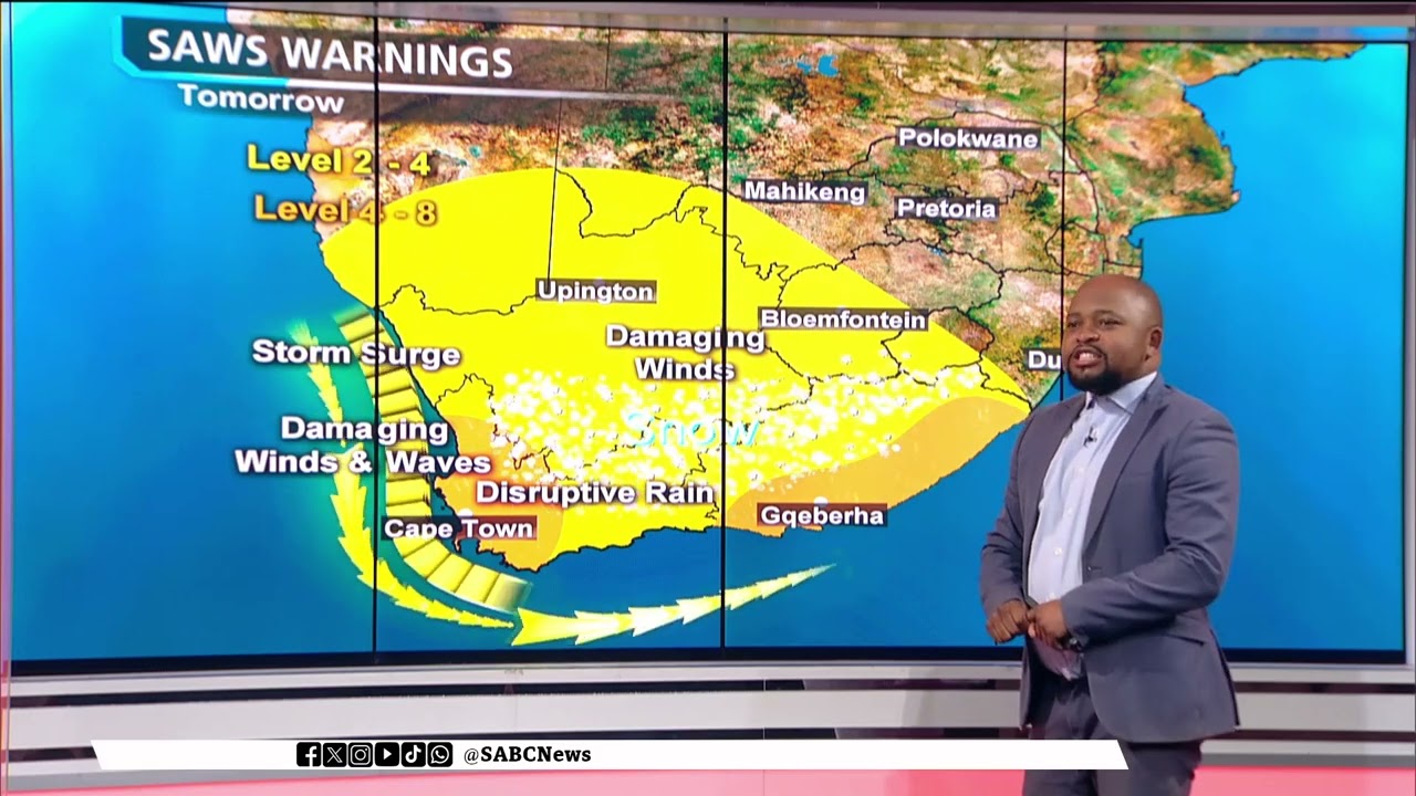 Weather report I Cold snap to hit SA from Sunday