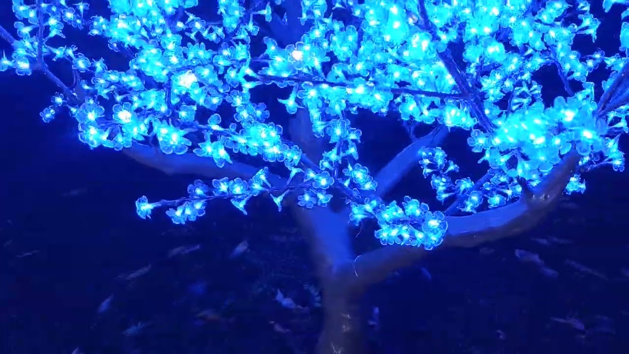 Outdoor Cherry blossom led light tree 8 Colors for Option. 8.2ft\ 2.5m 2484leds