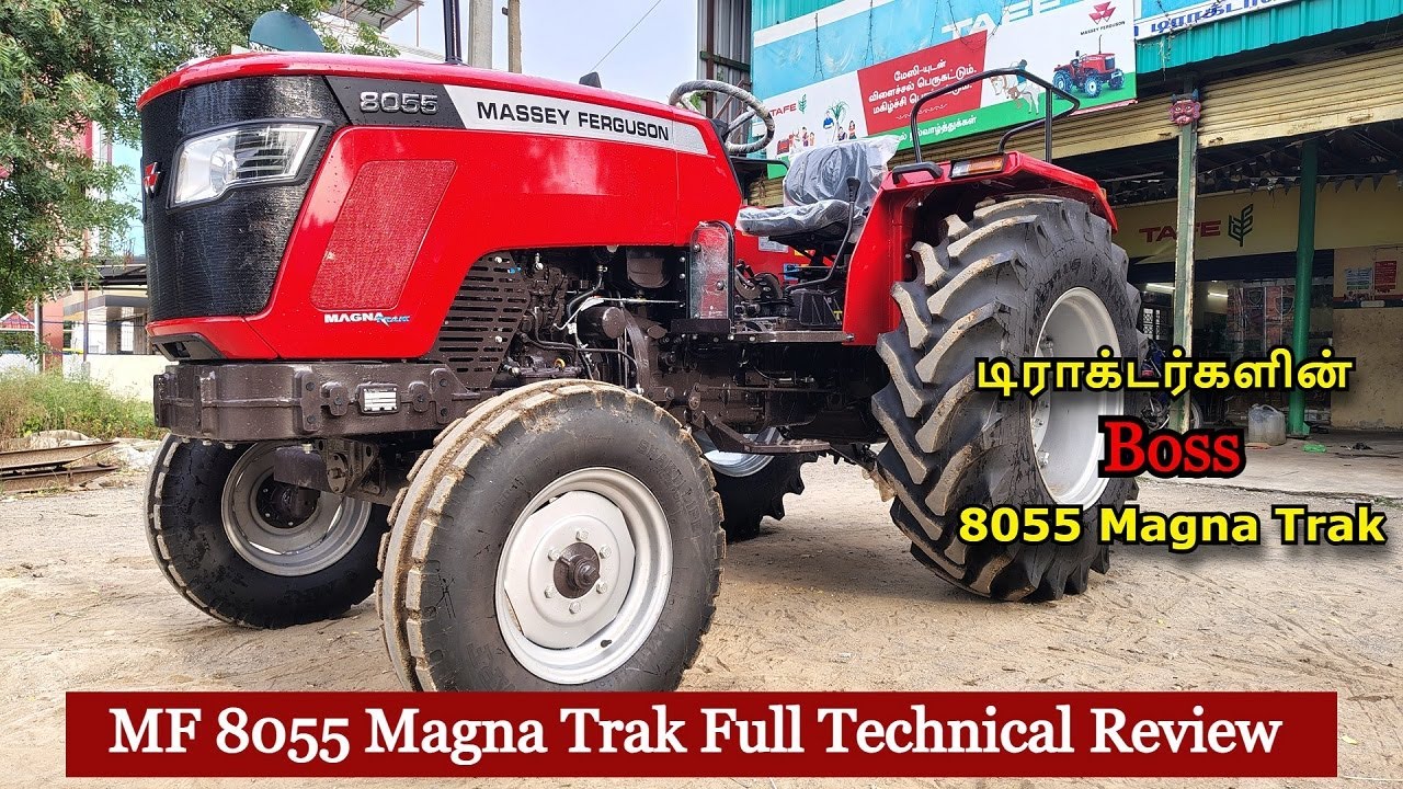 டிராக்டர்களின் Boss 8055 Magna Trak, MF 8055 Magna Trak Full Technical Review