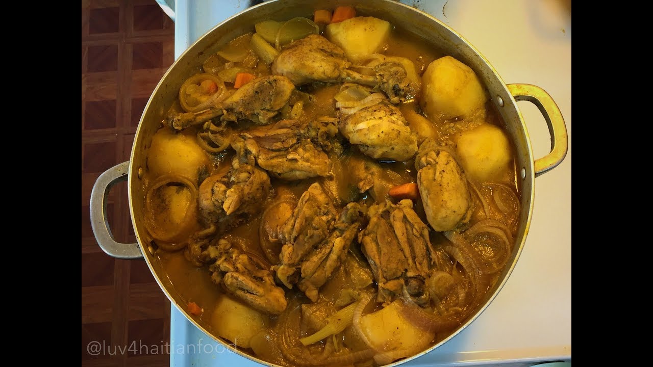 Easy Soup Joumou ak Poul (Chicken Squash Soup) - Episode 53 - ❤ Love For Haitian Food