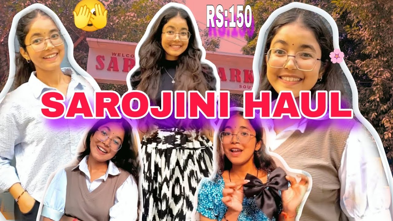 SAROJINI MARKET HAUL ✨| Bohot Maza aya☺️ #sarojininagarmarket