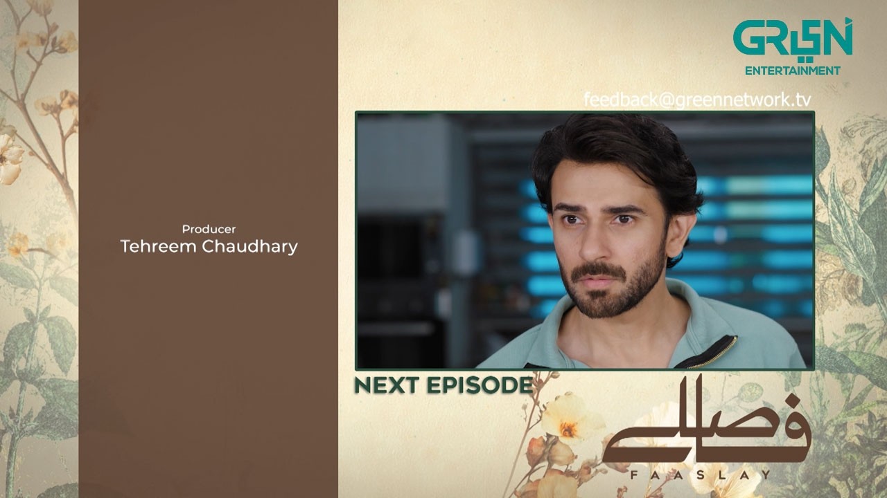 Faaslay Episode 51 ( Teaser ) 4th April 2026 | Ali Ansari - Saboor Aly | Green TV Entertainment