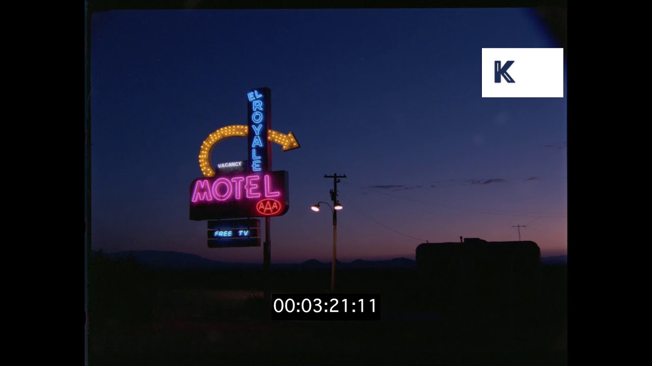 1970s, 1980s Motel at Night, HD from 35mm | Kinolibrary